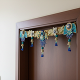 Blue & Gold Handcrafted Bandhanwar 1M