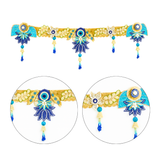 Blue & Gold Handcrafted Bandhanwar 1M