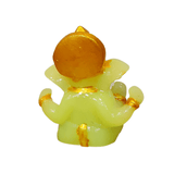 Glow-in-the-Dark Ganesh Murti - 6cm x 3.5cm | Divine Radiance Statue - Divinesansar