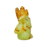 Glow-in-the-Dark Ganesh Murti - 6cm x 3.5cm | Divine Radiance Statue - Divinesansar