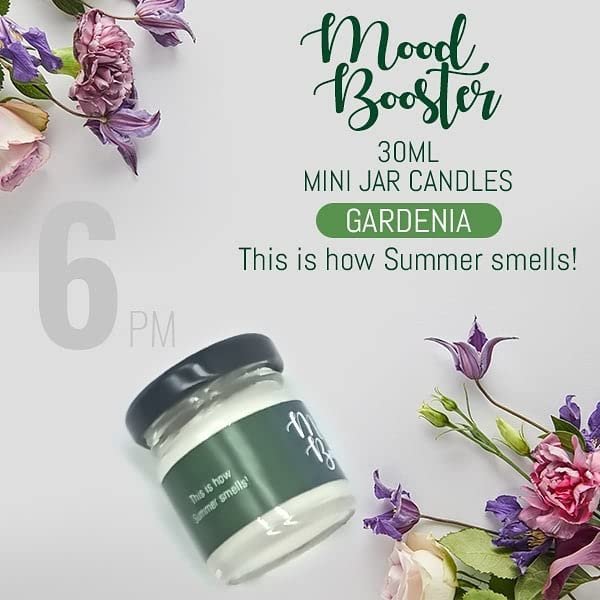 Mood Booster Mini Jar Candles (set of 6) - Divinesansar