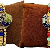 Handmade Designer Rakhi Combo 1 (Set of 2) - Divinesansar