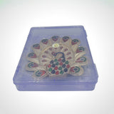 Haldi Kumkum Holder Peacock Shape - Divinesansar
