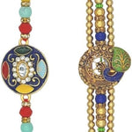 Handmade Designer Rakhi Combo 1 (Set of 2) - Divinesansar