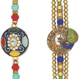 Handmade Designer Rakhi Combo 1 (Set of 2) - Divinesansar