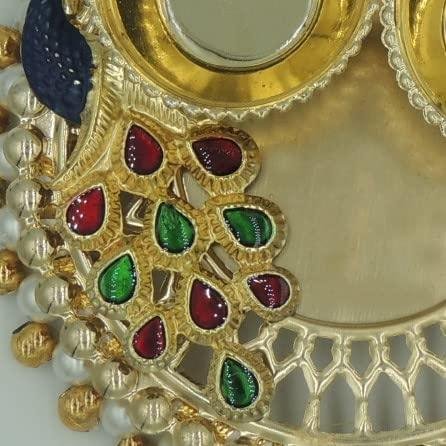 Haldi Kumkum Holder Peacock theme - Divinesansar