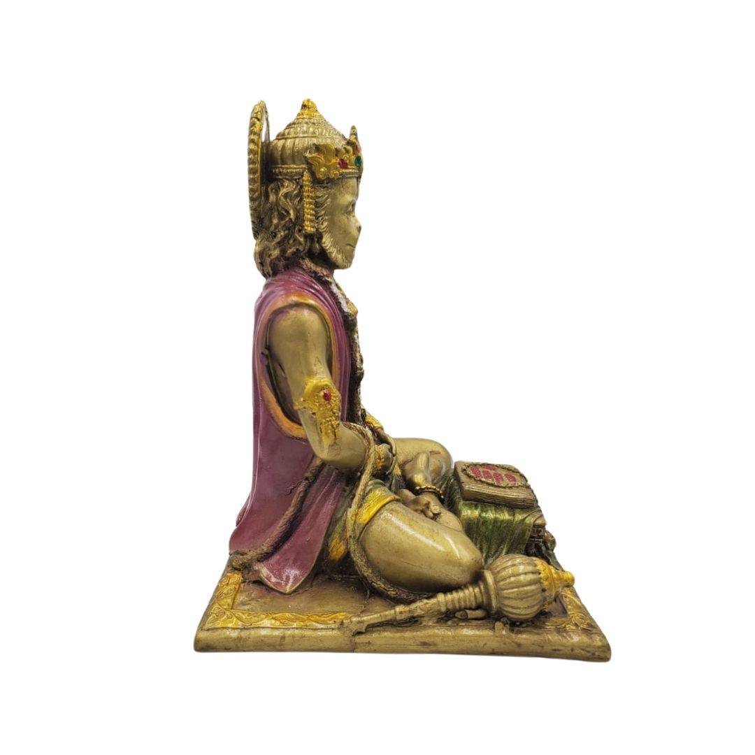 Hanuman Statue Golden - Divinesansar