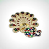 Haldi Kumkum Holder Peacock Shape - Divinesansar