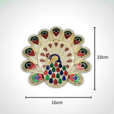 Haldi Kumkum Holder Peacock Shape - Divinesansar