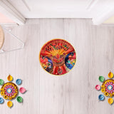 Rangoli Golden Sticker | Desgin S7 | 10 inch - Divinesansar