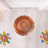 Rangoli Golden Sticker | Desgin S2|19.5 inch - Divinesansar