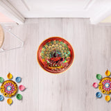 Rangoli Golden Sticker | Desgin S8 | 10 inch - Divinesansar