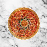 Rangoli Golden Sticker | Desgin S6 | 10 inch - Divinesansar