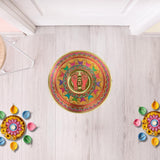 Rangoli Golden Sticker | Desgin S3| 14.5 inch - Divinesansar