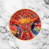 Rangoli Golden Sticker | Desgin S7 | 10 inch - Divinesansar