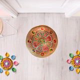 Rangoli Golden Sticker | Desgin S4 | 14.5 inch - Divinesansar