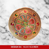 Rangoli Golden Sticker | Desgin S4 | 14.5 inch - Divinesansar