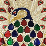 Haldi Kumkum Holder Peacock Shape - Divinesansar