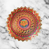 Rangoli Golden Sticker | Desgin S2|19.5 inch - Divinesansar