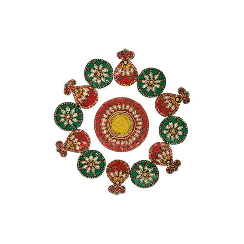Acrylic Rangoli (Design 4) - Divinesansar