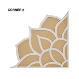 MDF Rangoli Board | Corner Design | Type 2 - Divinesansar