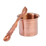 Copper Achmani with Spoon - Divinesansar