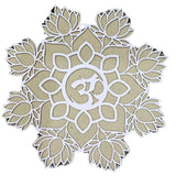 MDF Rangoli Board | Design A | Pack of 1 - Divinesansar