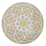 MDF Rangoli Board | Design H | Pack of 1 - Divinesansar