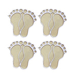 MDF Rangoli Board | Design L | 4″ x 4″ | Set of 4 - Divinesansar