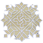 MDF Rangoli Board | Design P | Pack of 1 - Divinesansar