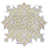 MDF Rangoli Board | Design P | Pack of 1 - Divinesansar