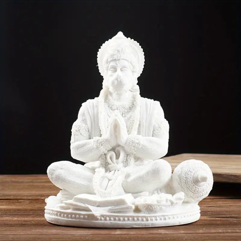 Hanuman Statue White - Divinesansar