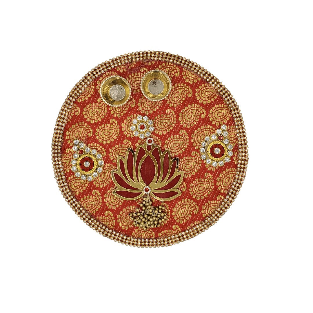 Kumkum Plate Design 2 - Divinesansar