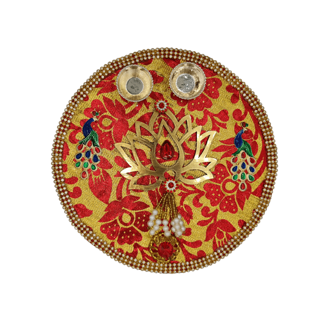 Kumkum Plate Design 1 - Divinesansar