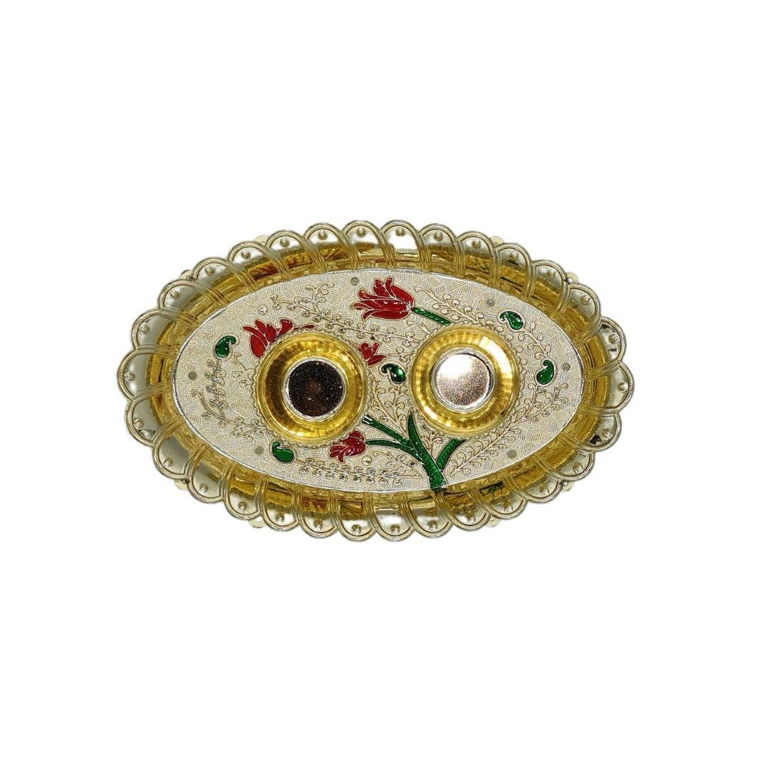 Kumkum Plate Design 4 - Divinesansar