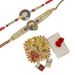 Handmade Designer Rakhi Combo 1 (Set of 2) - Divinesansar