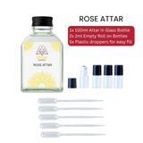 Pooja Attar 100ml – Rose, Sandal, Jasmine & Kesar