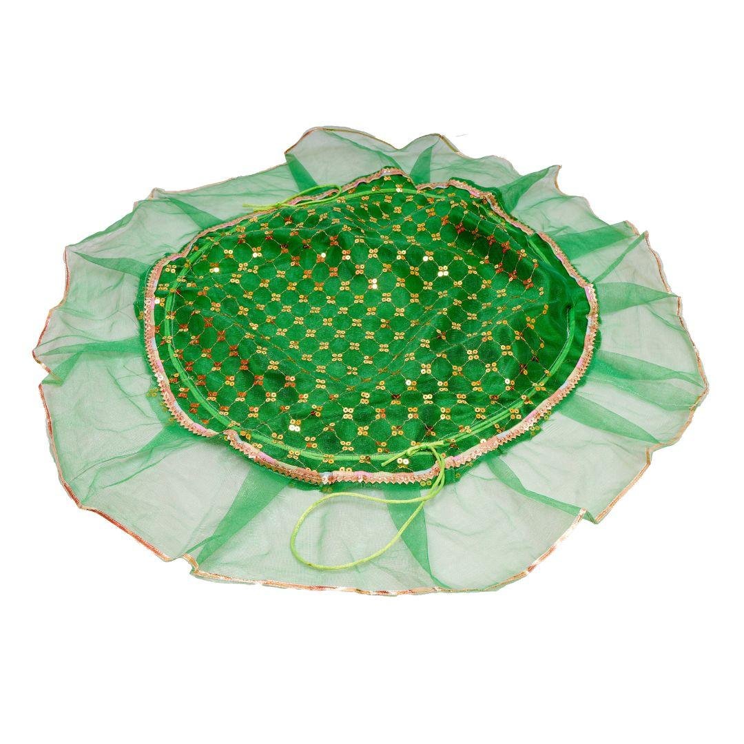Shagun Potli Green | 45cm Diameter - Divinesansar