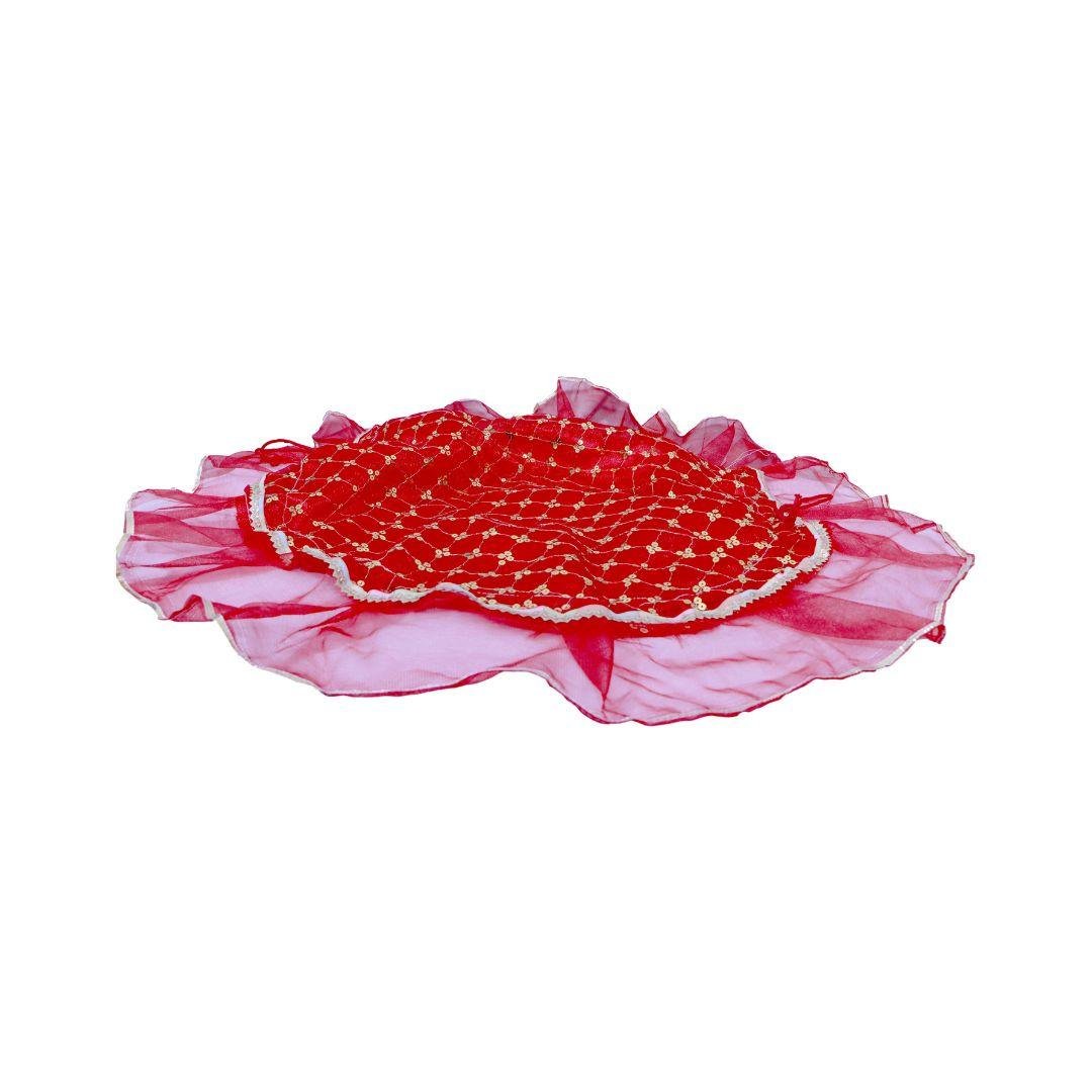 Shagun Potli Red | 45cm Diameter - Divinesansar