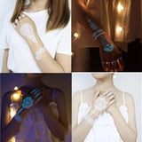 Glow-in-the-Dark Mehndi Style Tattoo - Divinesansar
