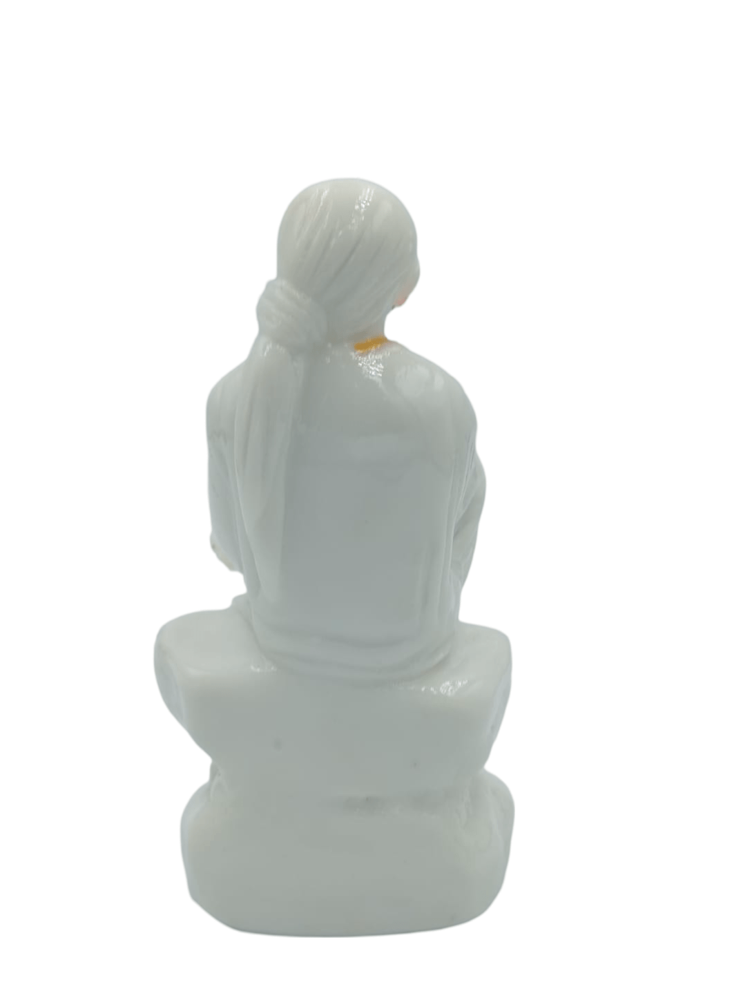 Sai Baba statue white - 5 inch - Divinesansar