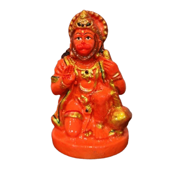 Hanuman Statue Orange - Divinesansar