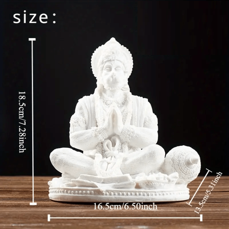 Hanuman Statue White - Divinesansar