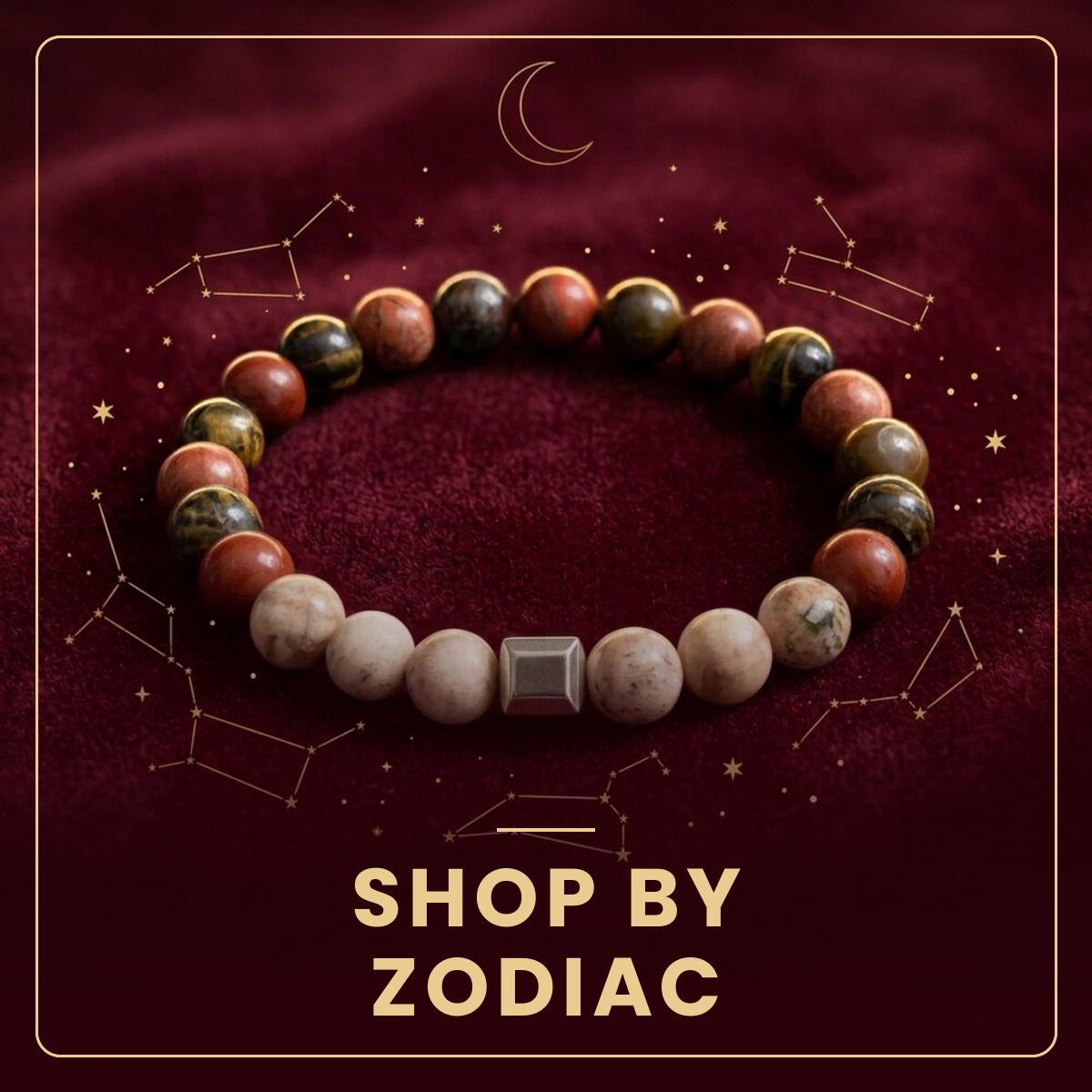 Shop by Zodiac crystal bracelet collection - Divine Sansar