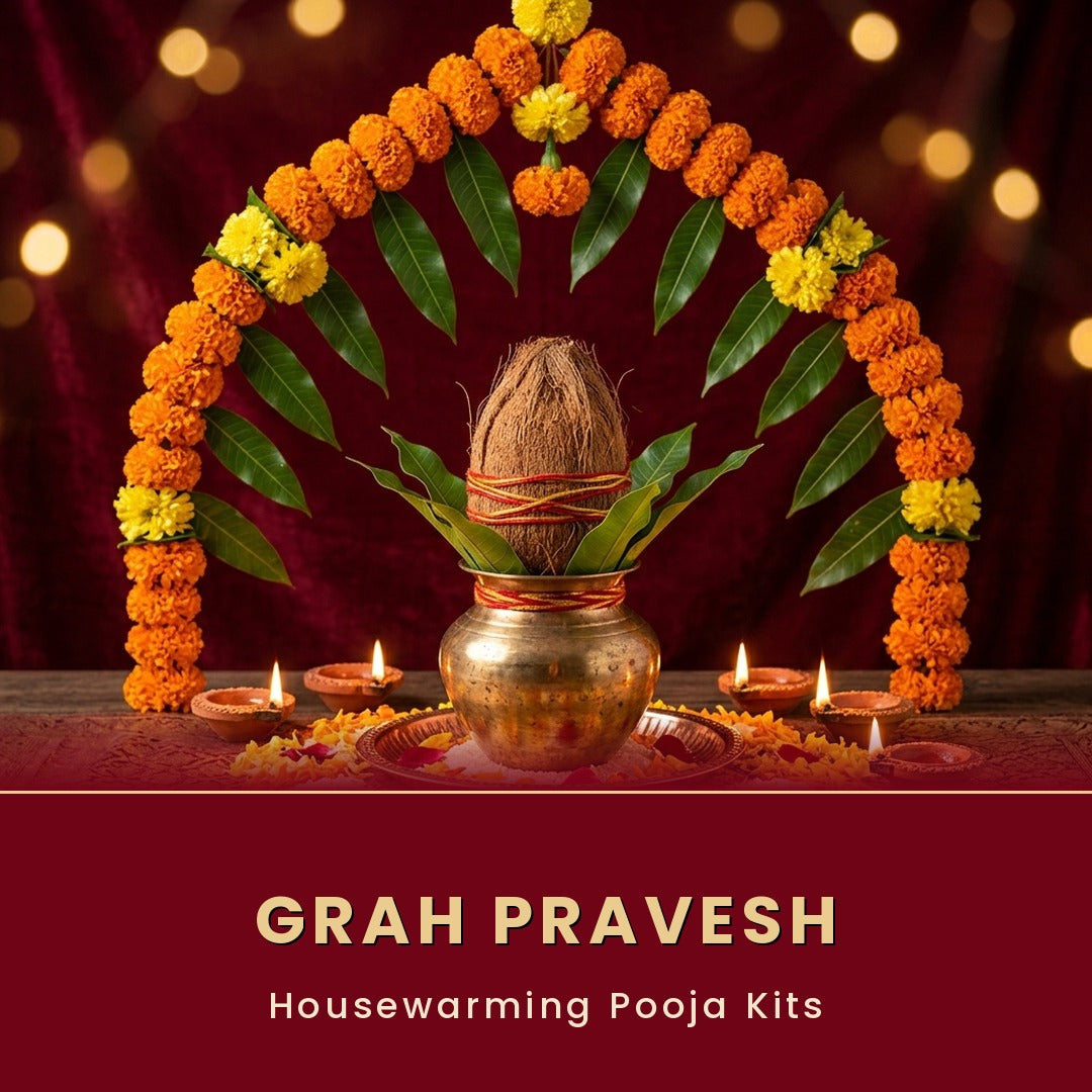 Grah Pravesh collection - housewarming pooja kits - Divine Sansar