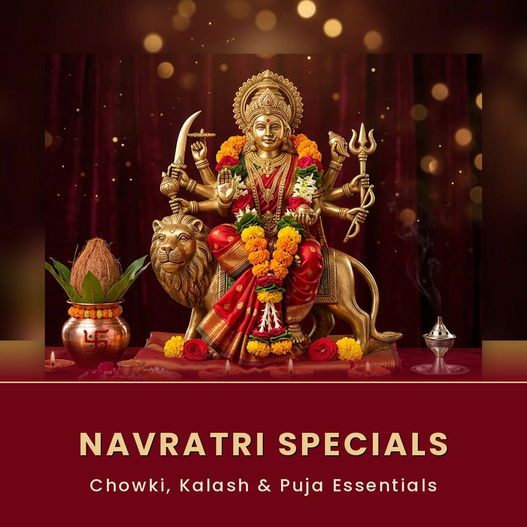 Navratri Specials collection - chowki, kalash and puja essentials - Divine Sansar