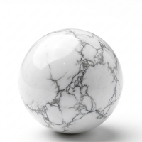 Howlite crystal sphere - Divine Sansar
