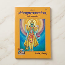 Vishnu Sahasranam Stotram book Hindi front cover - Divine Sansar