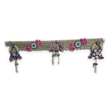 Full view of the Divine Sansar lotus and evil eye bandhanwar on a white background