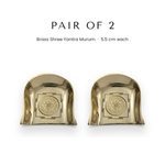 Pair of brass Shree Yantra soop murum for gifting - Divine Sansar